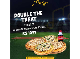 Mozz'art Double Treat Deal 2 For Rs.1099/-